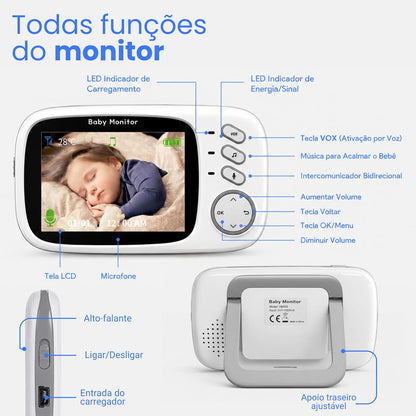 Babá Eletrônica VB603 com Monitor 3.2
