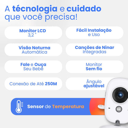 Babá Eletrônica VB603 com Monitor 3.2